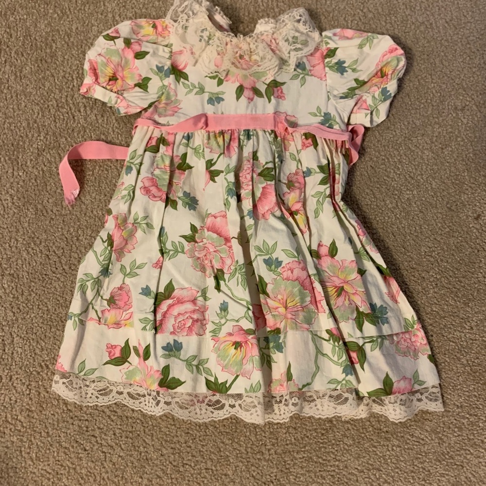 3t girls vintage dress floral